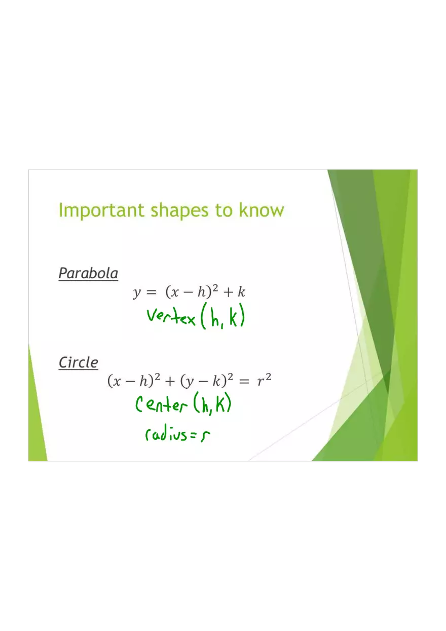 Distance Formula, Midpoint Formula - Page 7