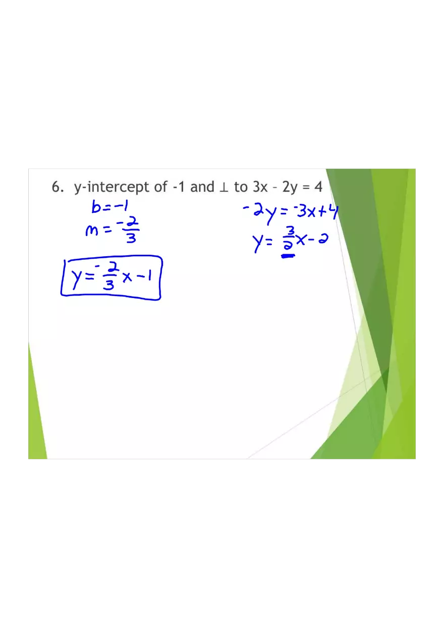 Distance Formula, Midpoint Formula - Page 17