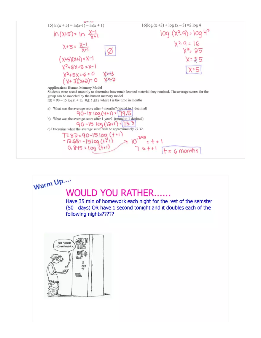 Solving Exponentials Notes - Page 4