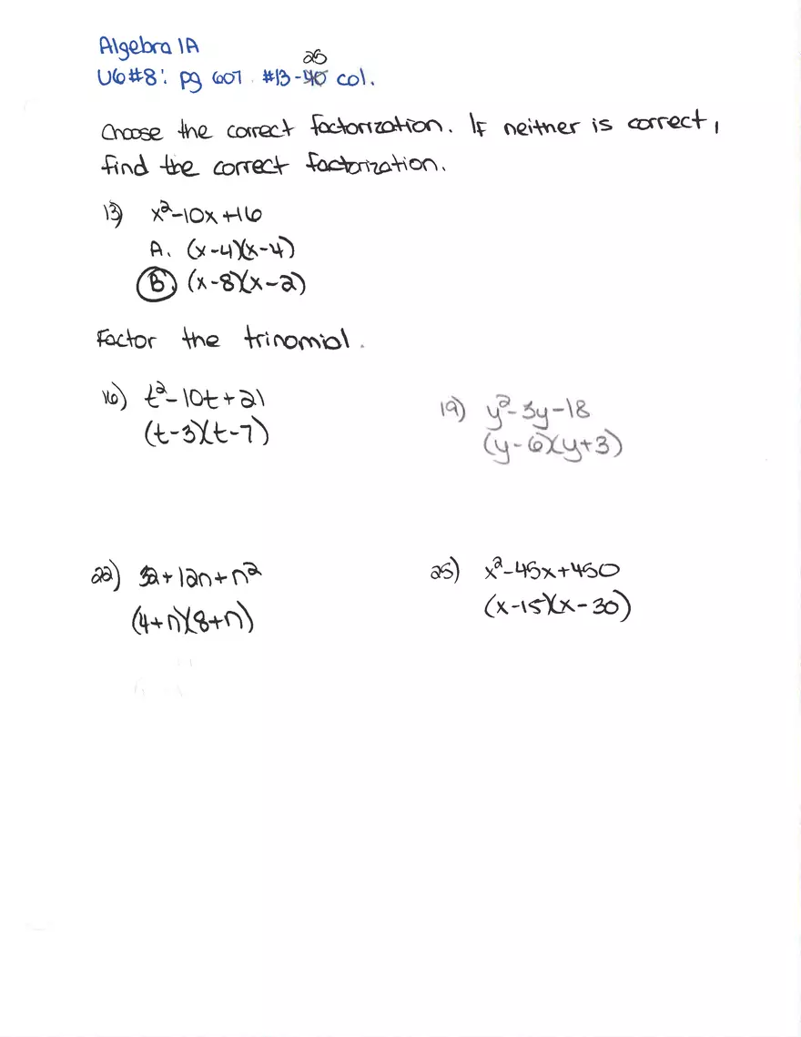Unit 6 Homework Solutions 8 - Page 1