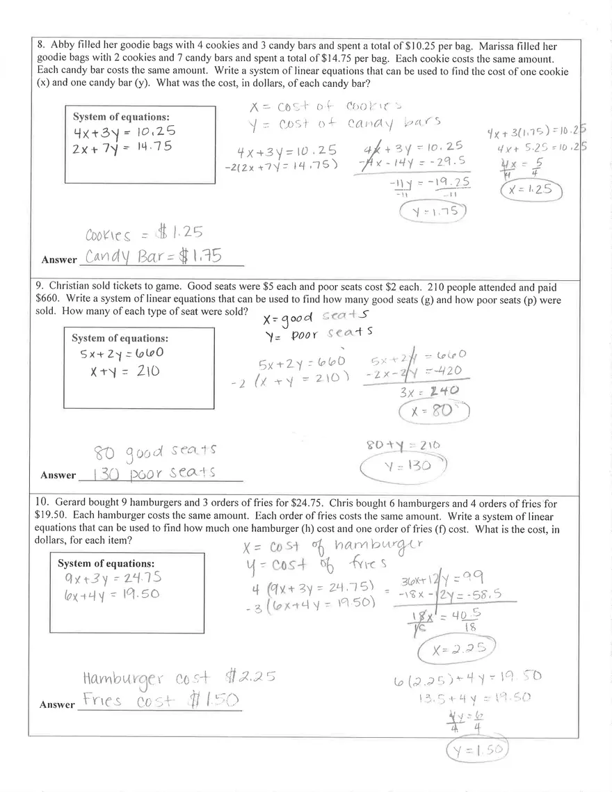 Review All 3 Systems CW and HW Answer Key - Page 4