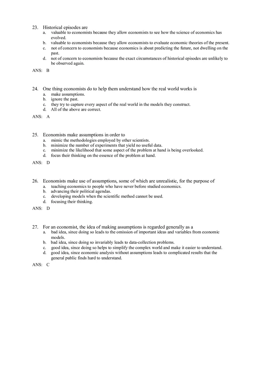 Thinking Like An Economist Ch 3 - Page 1