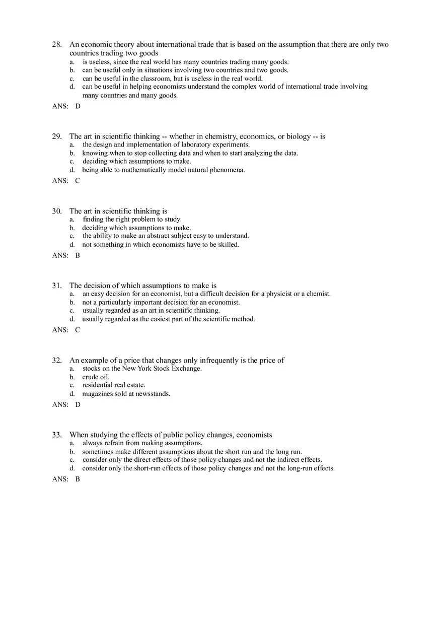 Thinking Like An Economist Ch 3 - Page 2