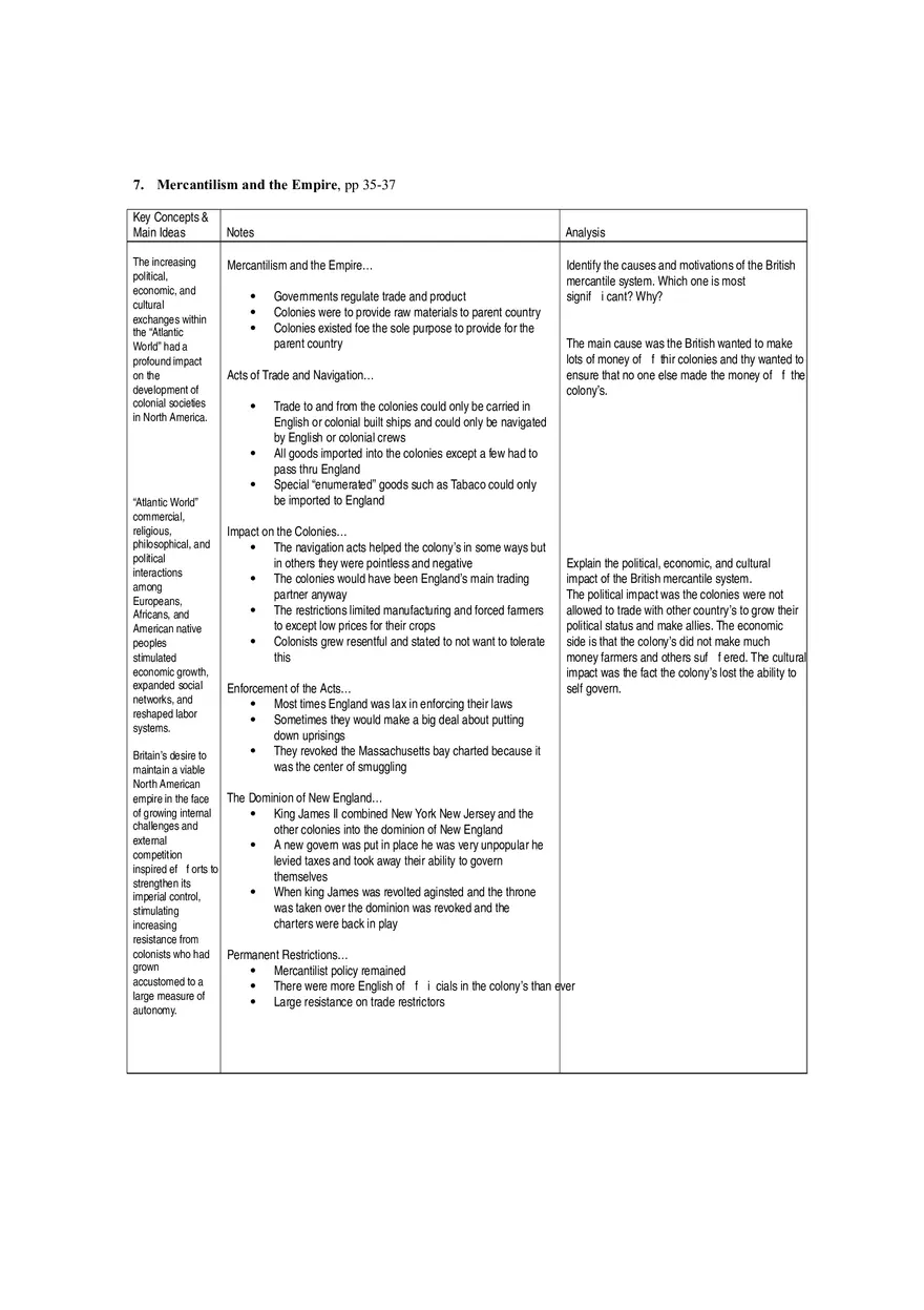Colonial America - Reading Guide - Page 11
