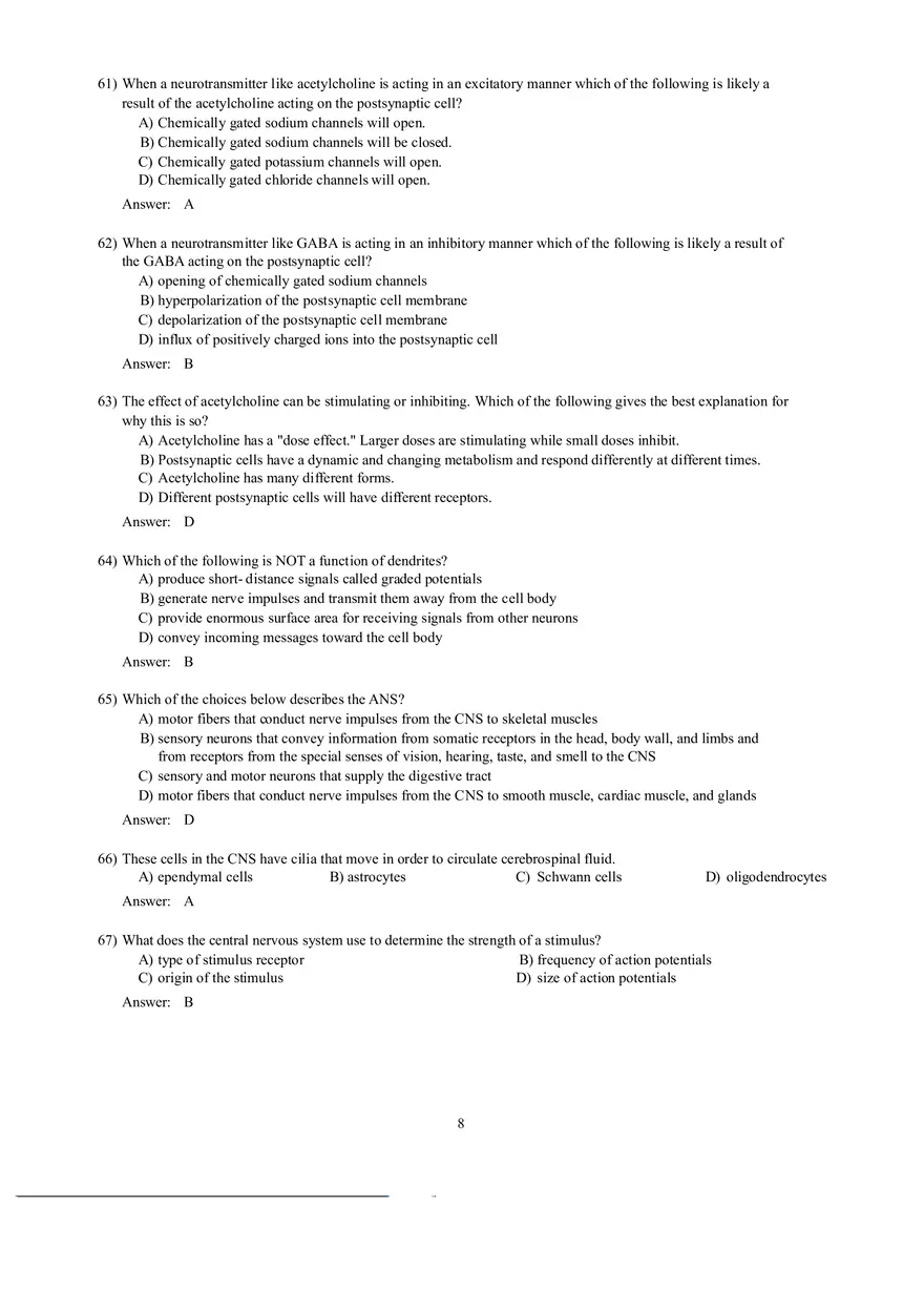 Which Neuron Would Activate to a Muscle - Page 12