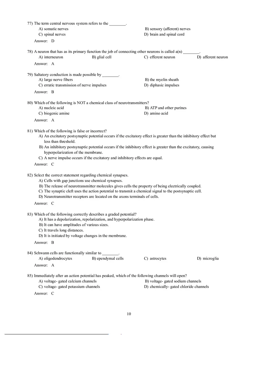 Which Neuron Would Activate to a Muscle - Page 14