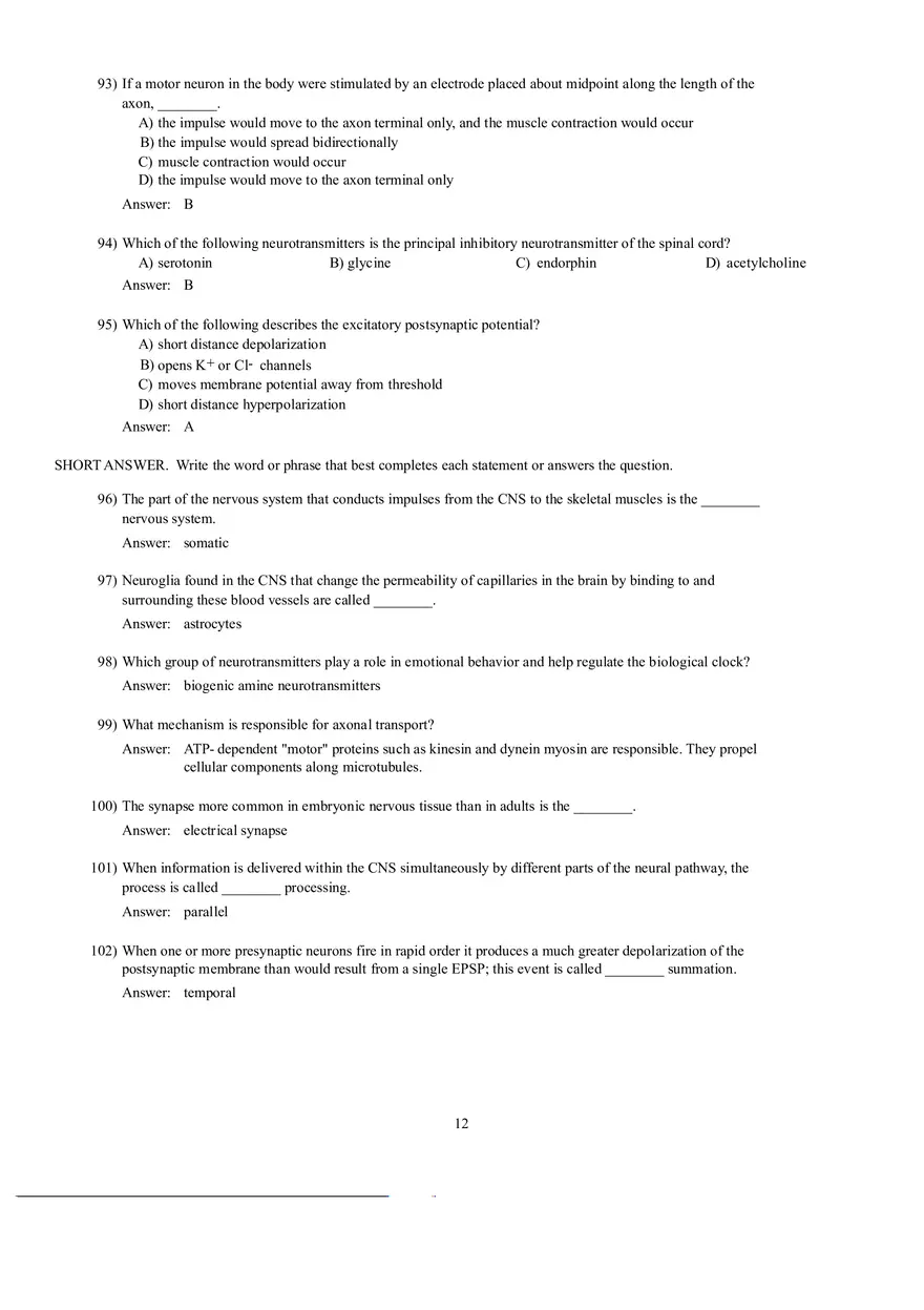 Which Neuron Would Activate to a Muscle - Page 4