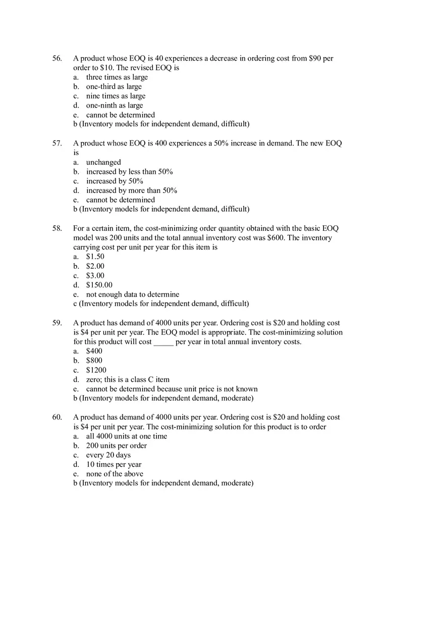 Inventory Management True Or False - Page 8