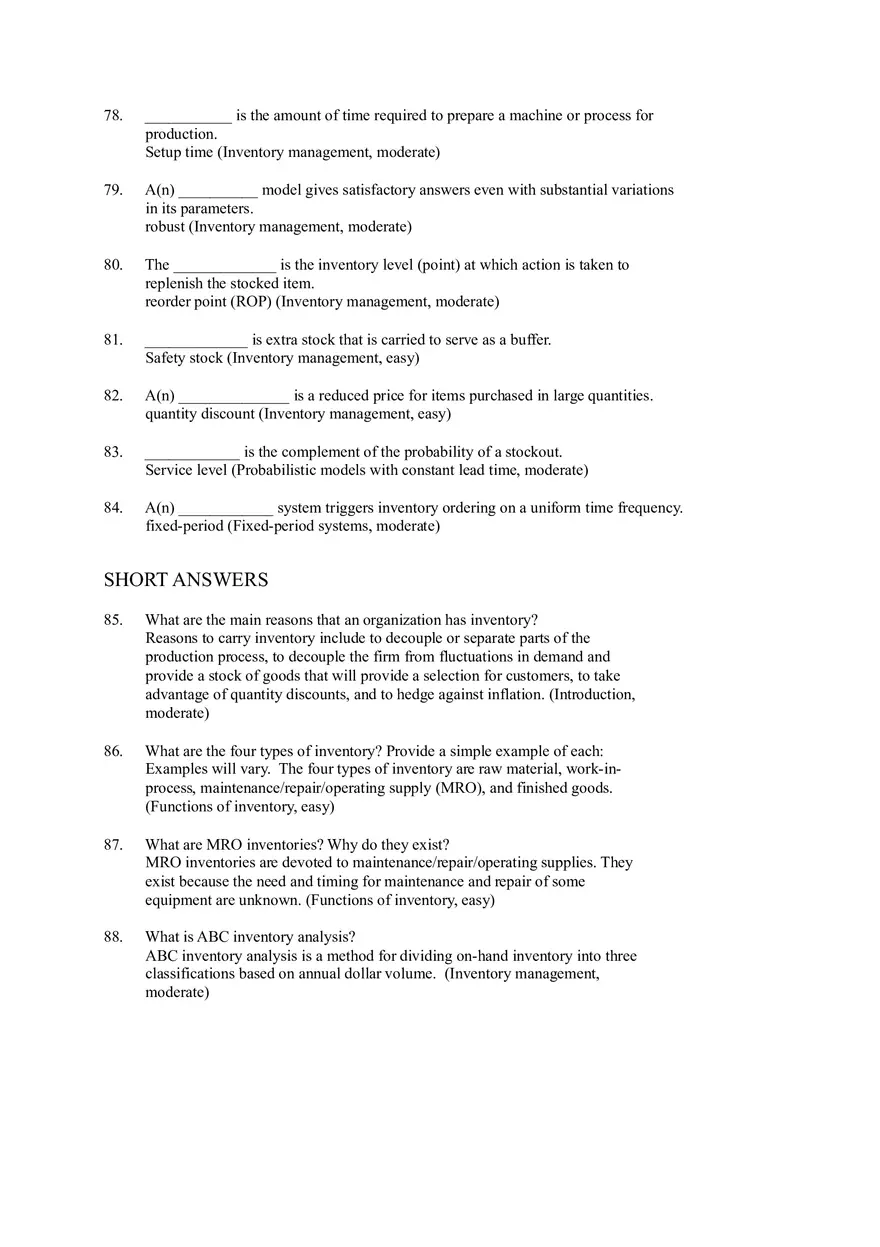 Inventory Management True Or False - Page 3