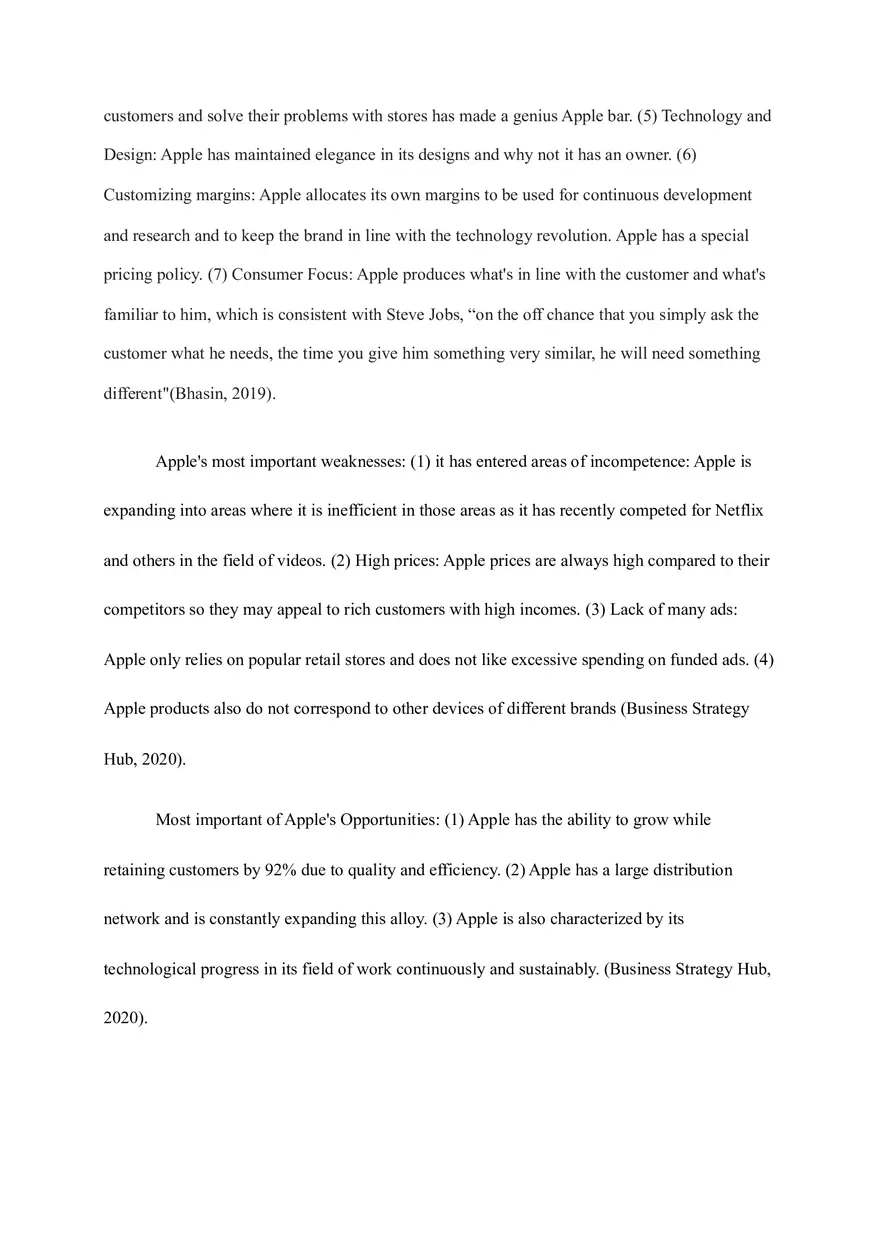 SWOT Analysis - Written Assignment - Page 2