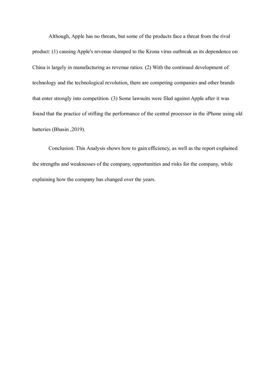 SWOT Analysis - Written Assignment - Page 3