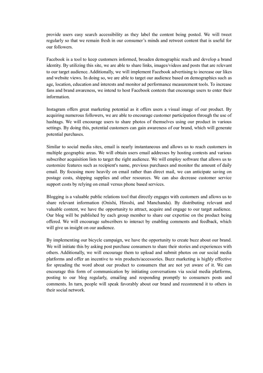 IMC Project Example - StowaCycle Is A Collapsable Folding Bicycle - Page 12