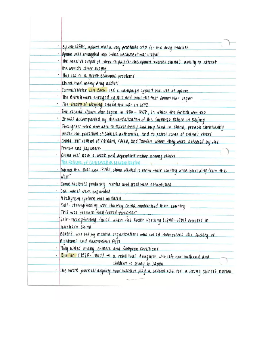 World History Notes - Industry and Empire - Page 14