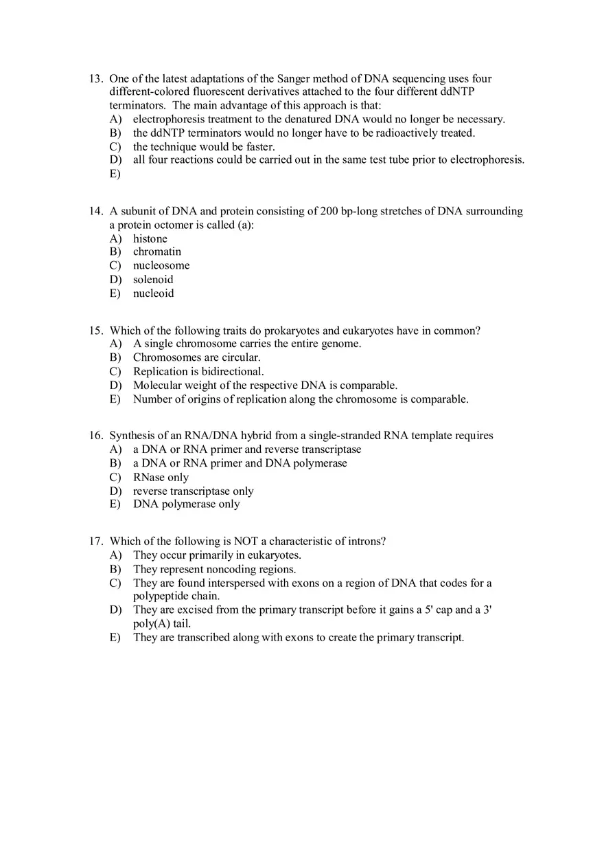 Special Examination Test for MCAT in Biology Pt1 - Page 7