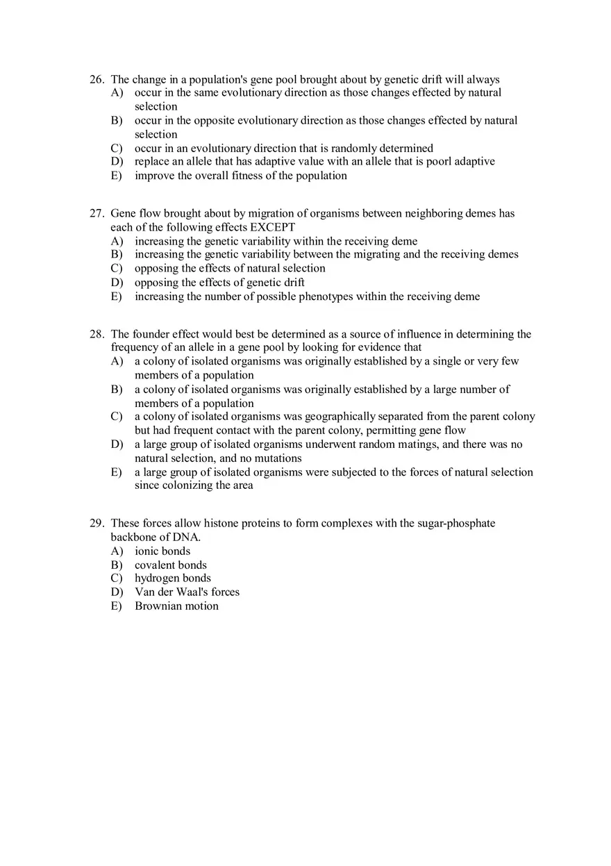 Special Examination Test for MCAT in Biology Pt1 - Page 10