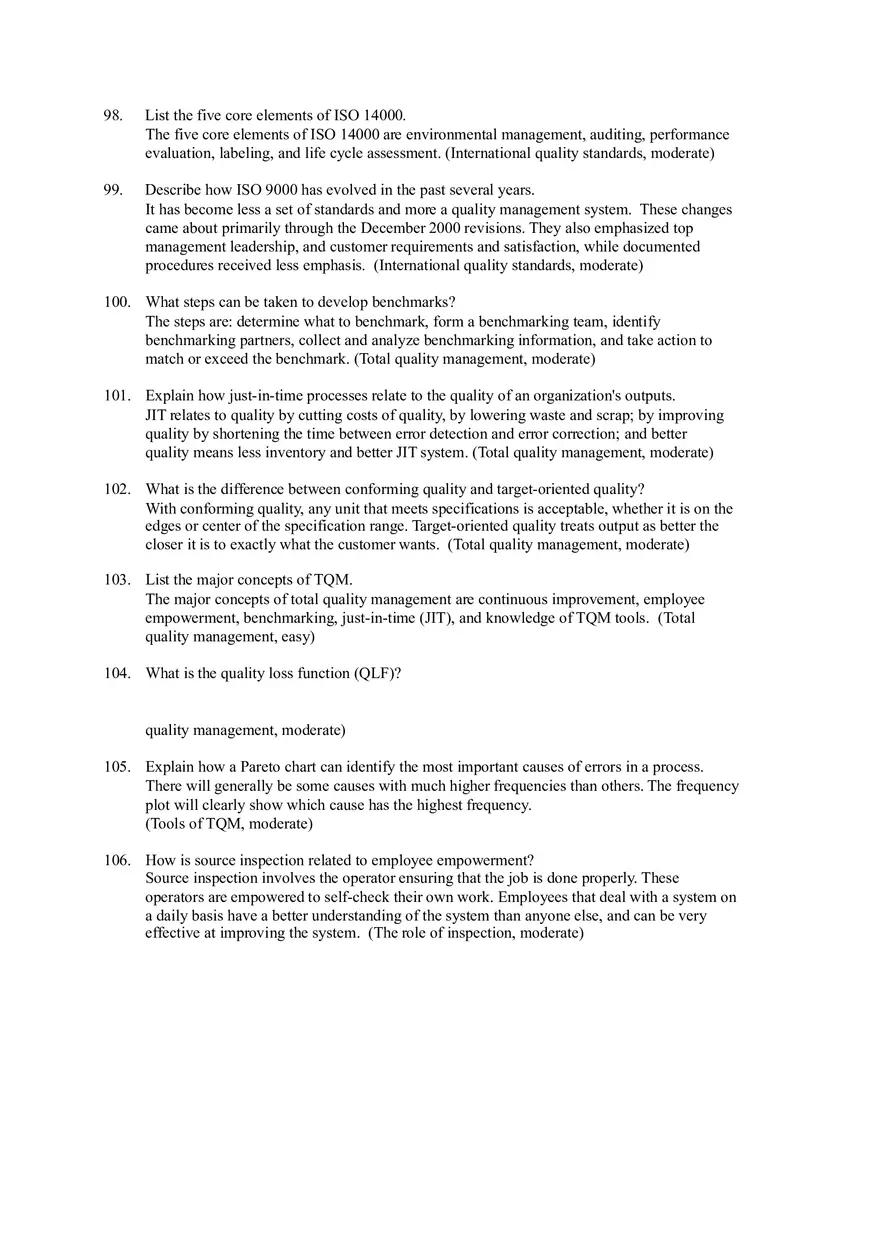 Managing Quality and Short Answers - Page 6