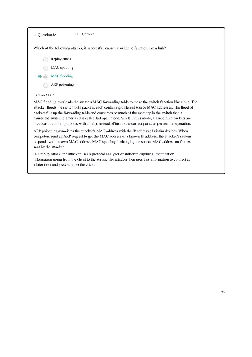 CSC Section Quiz - Page 7