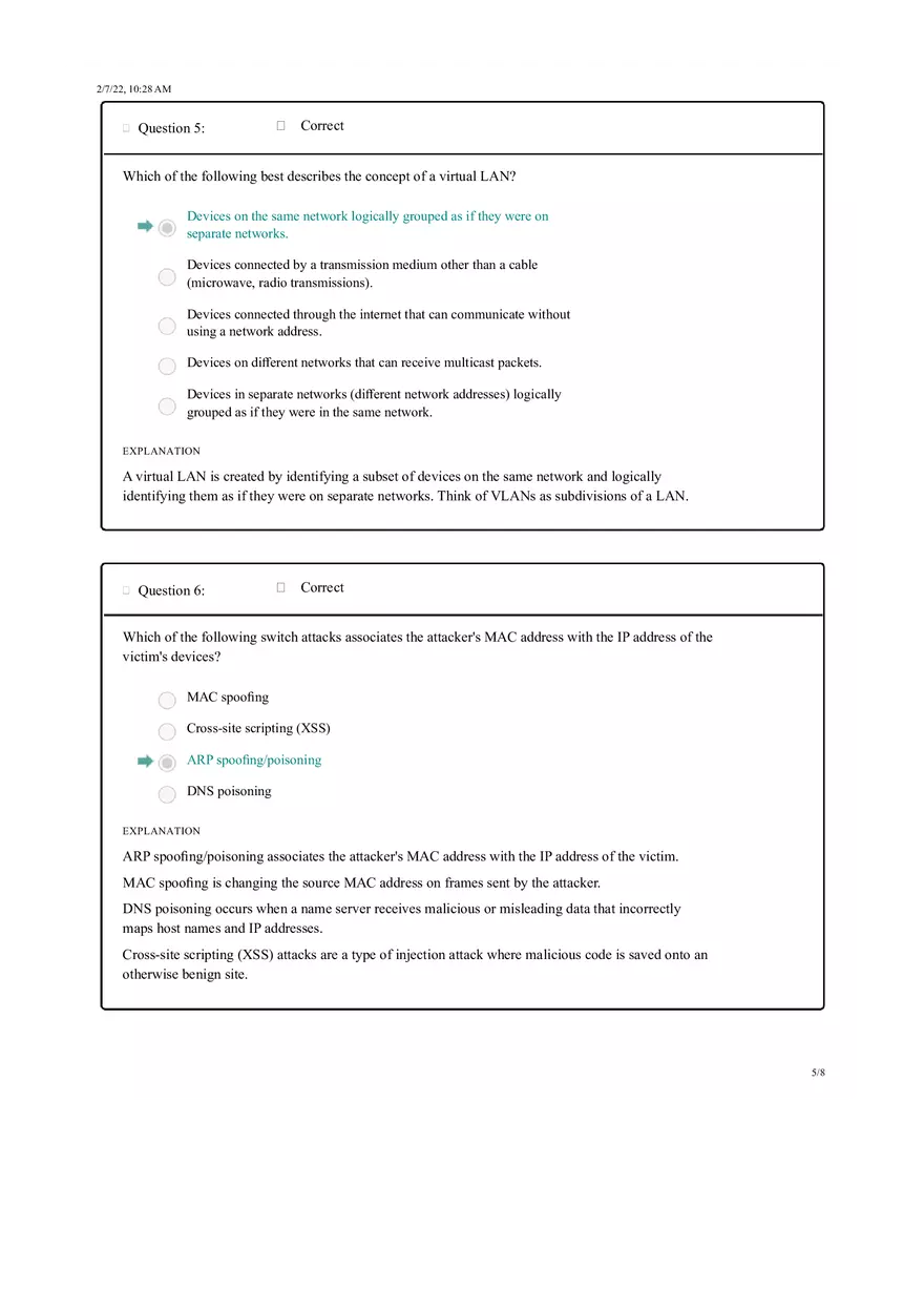 CSC Section Quiz - Page 5