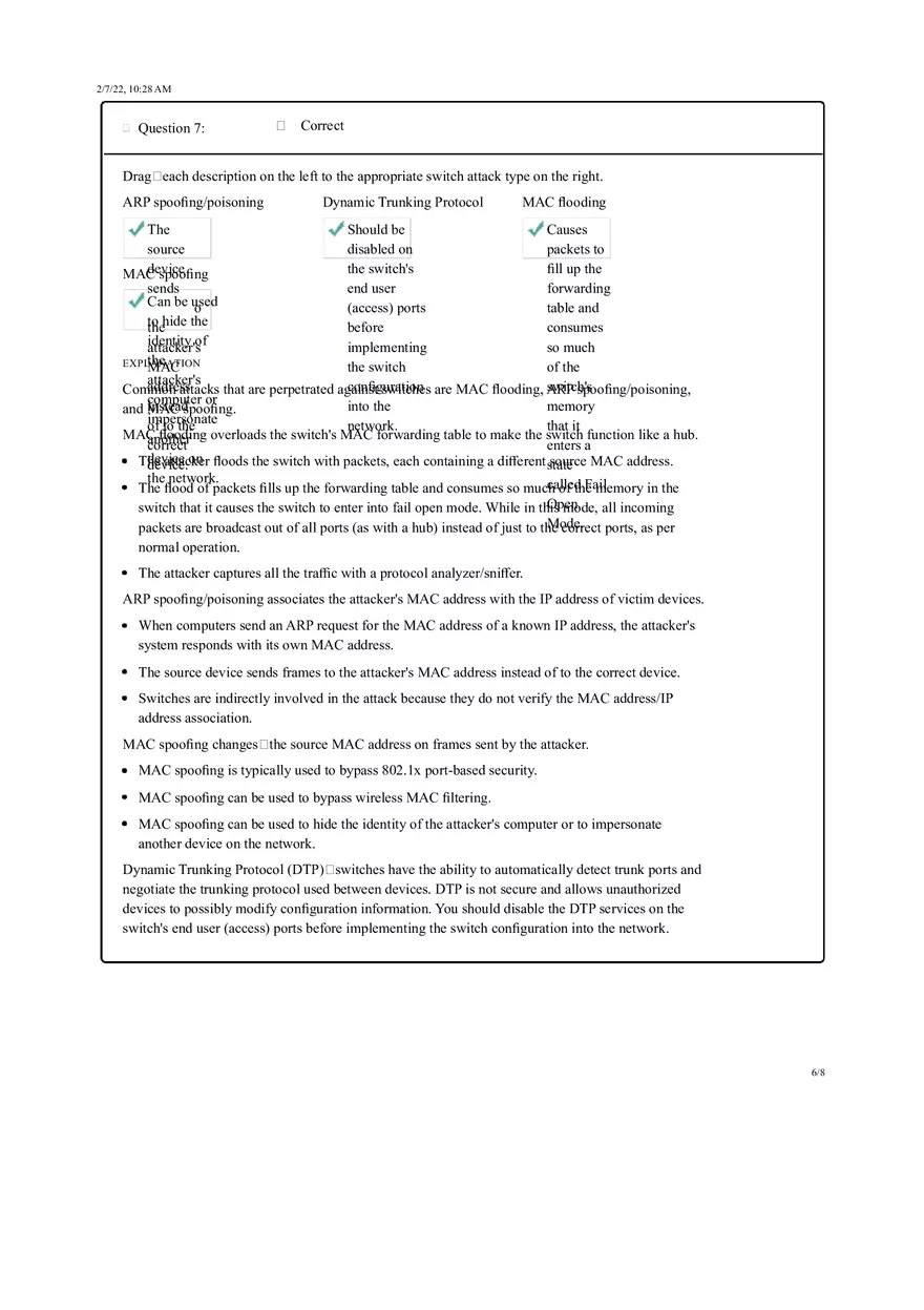 CSC Section Quiz - Page 6