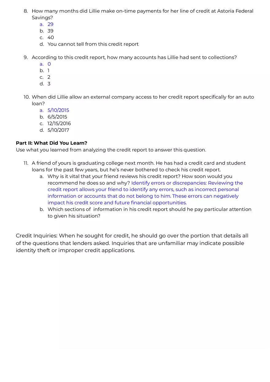 Fine Print Credit Report - Page 2
