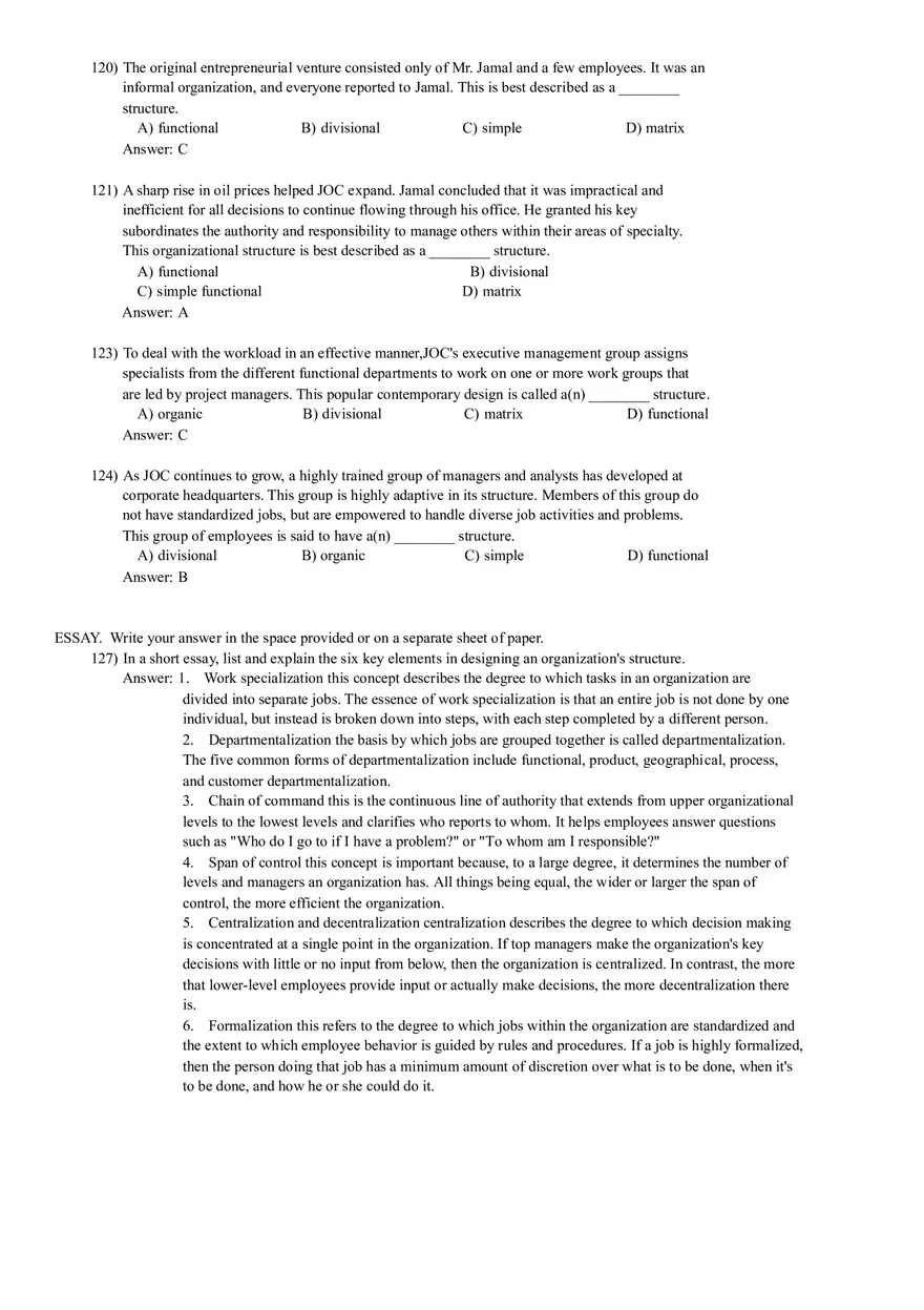 Designing Organizational Structure and Controlling - Page 3