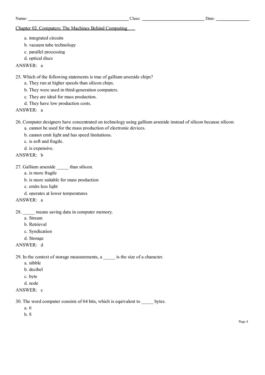 Computers The Machines Behind Computing Test Bank - Page 11