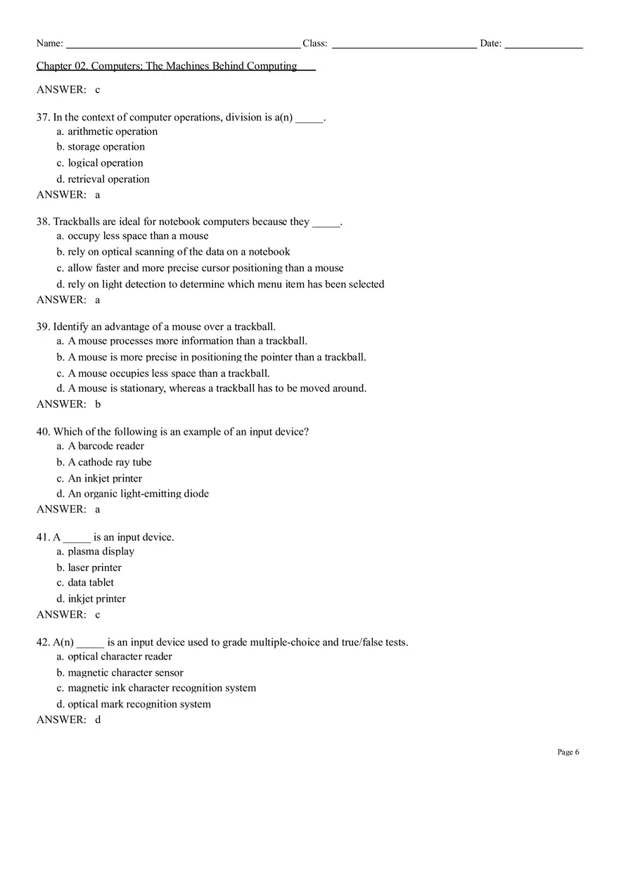 Computers The Machines Behind Computing Test Bank - Page 13
