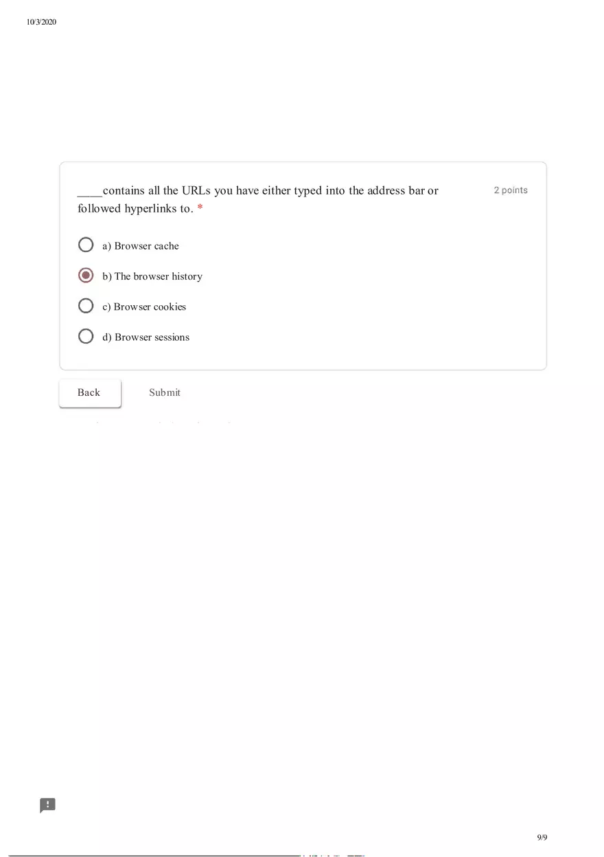 Network Exam 2020 - Page 9