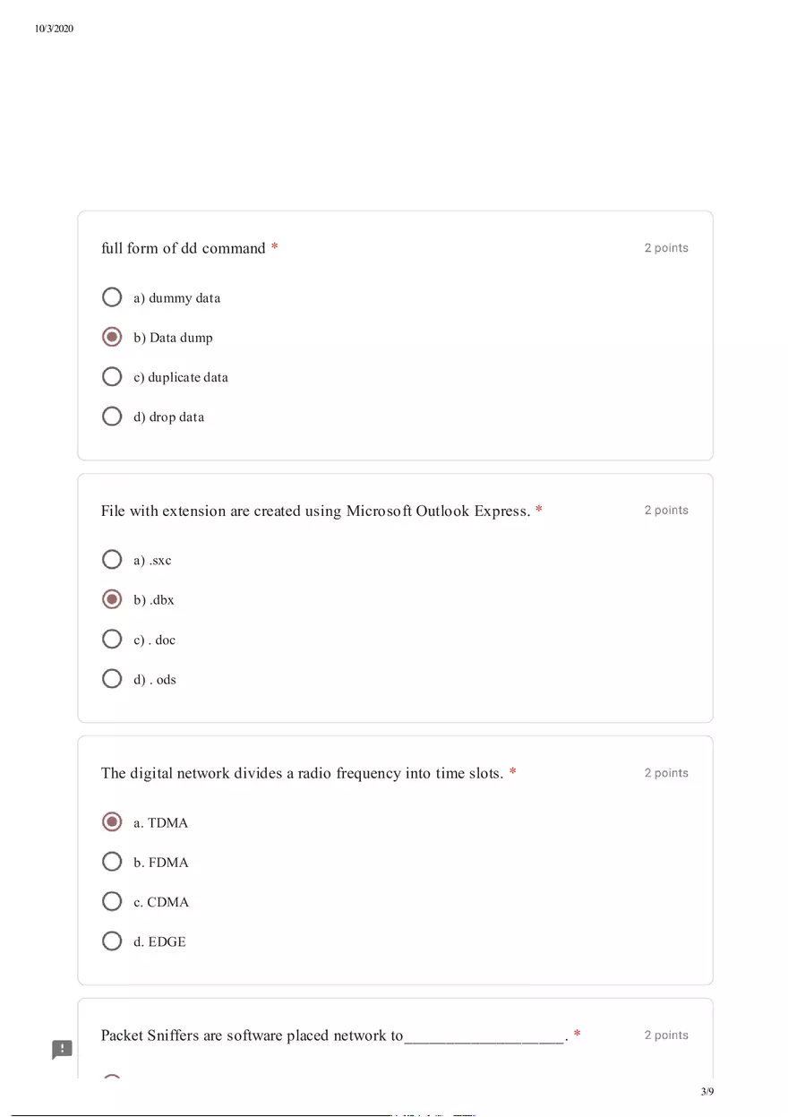 Network Exam 2020 - Page 3