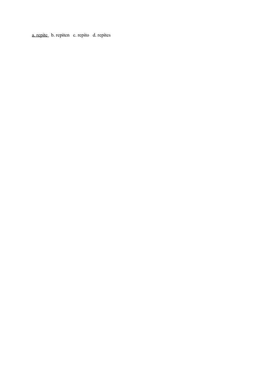 Realidades 2 Midterm Practice Answer Key - Page 7