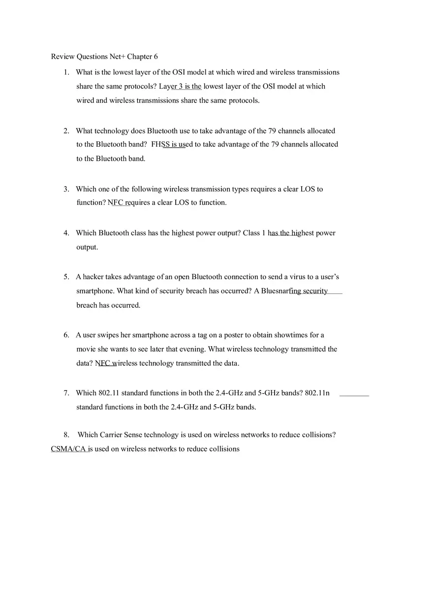 Network Security: Chapter 6 Review Questions - Page 1