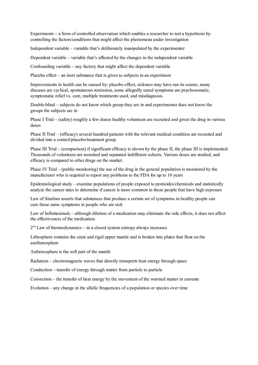 3 Parts of Natural Selection Answers - Page 1