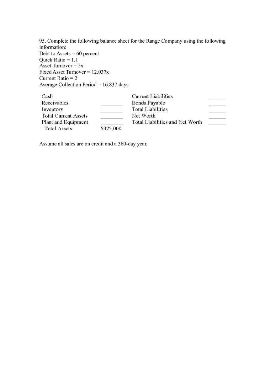 Practice Questions for Finance Chapter 3-4 - Page 10