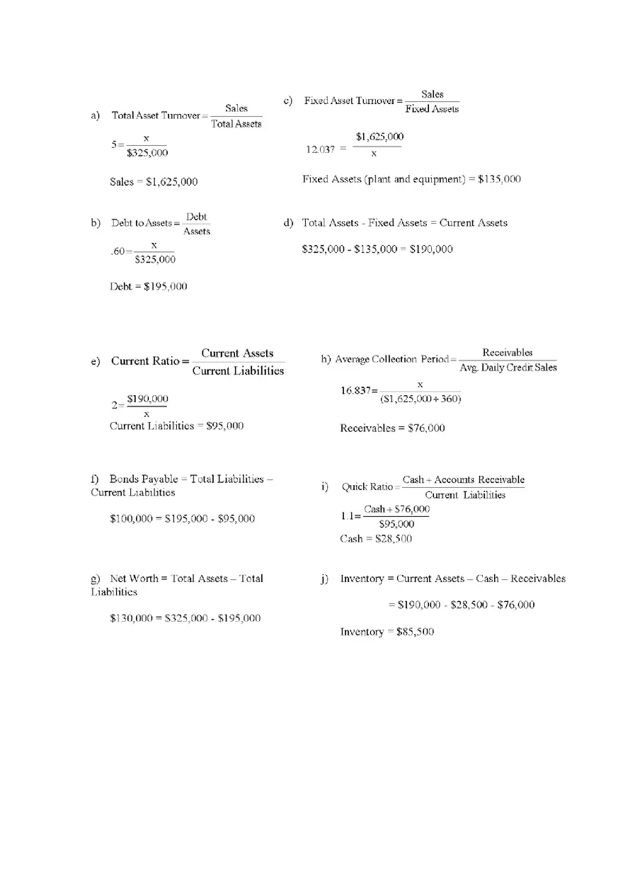 Practice Questions for Finance Chapter 3-4 - Page 11