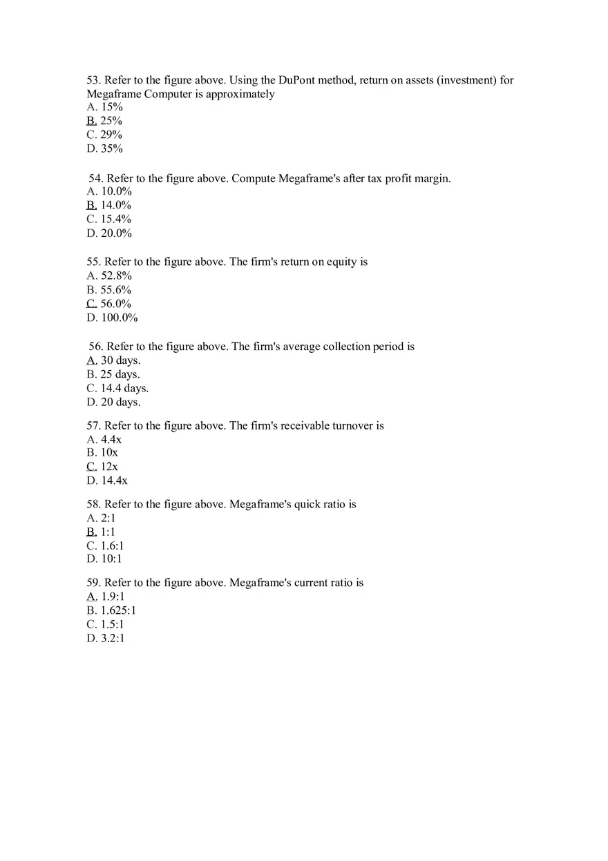 Practice Questions for Finance Chapter 3-4 - Page 18