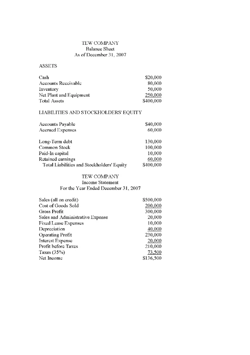Practice Questions for Finance Chapter 3-4 - Page 3