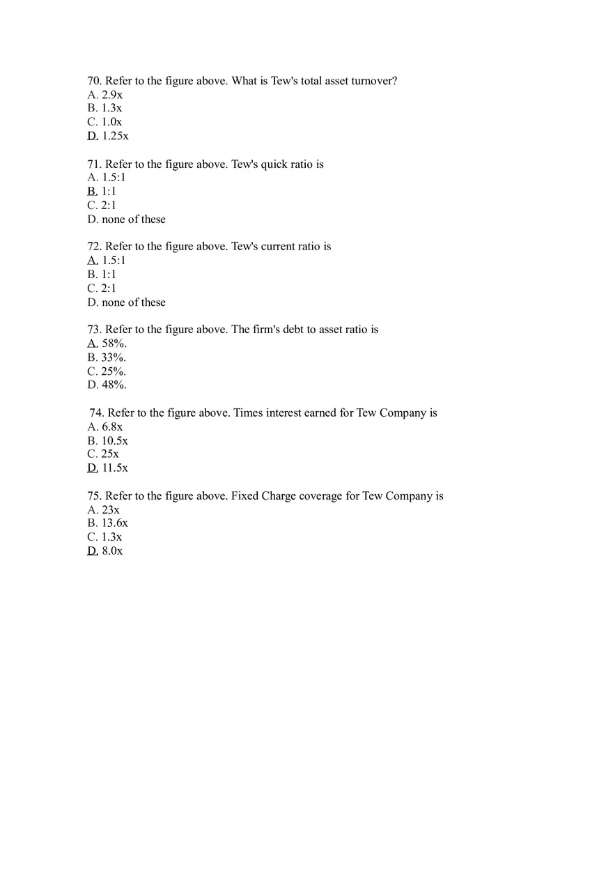 Practice Questions for Finance Chapter 3-4 - Page 5