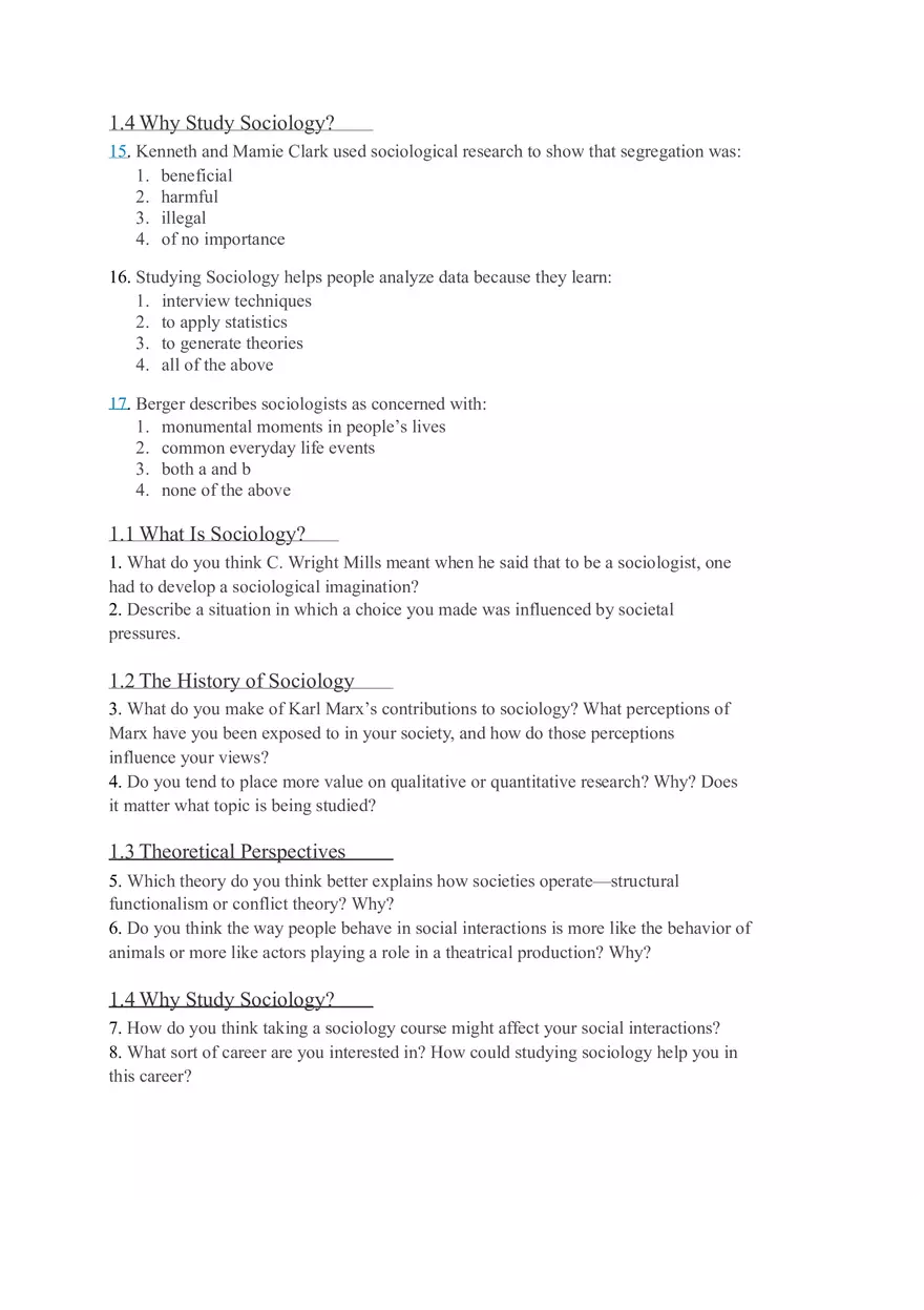 What is Sociology Answers - Page 3