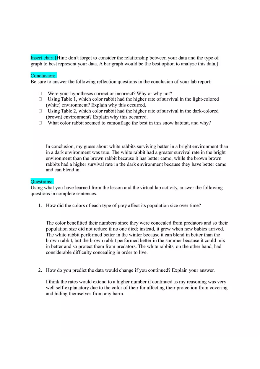 Rabbit Camouflage and Survival Lab - Page 4