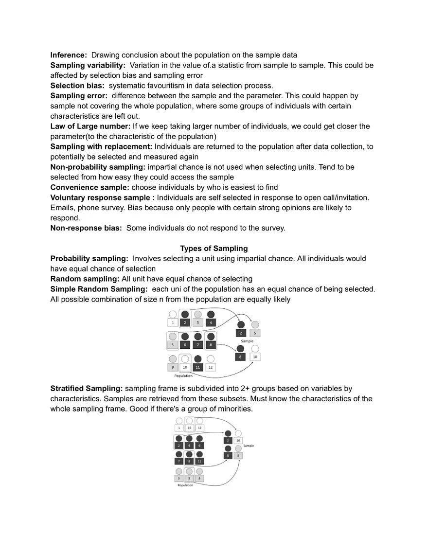 Types of Sampling - Page 1