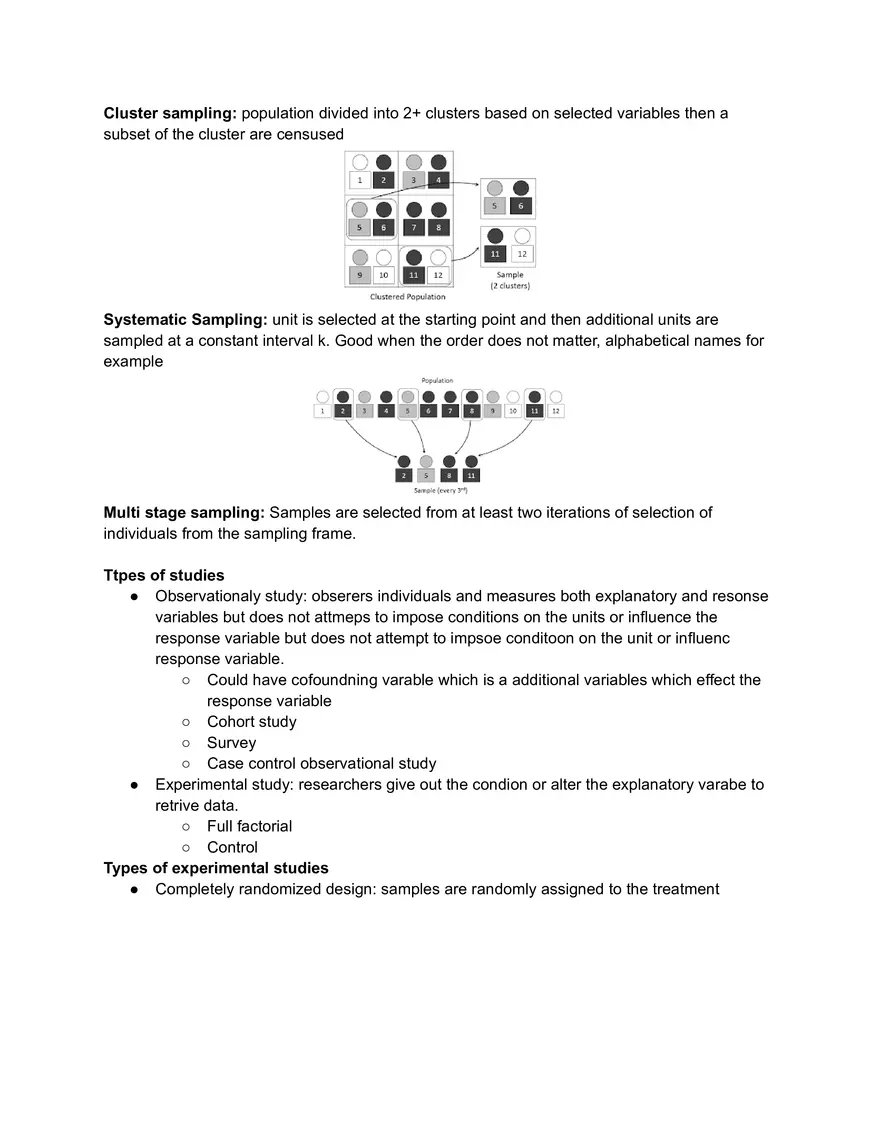 Types of Sampling - Page 2