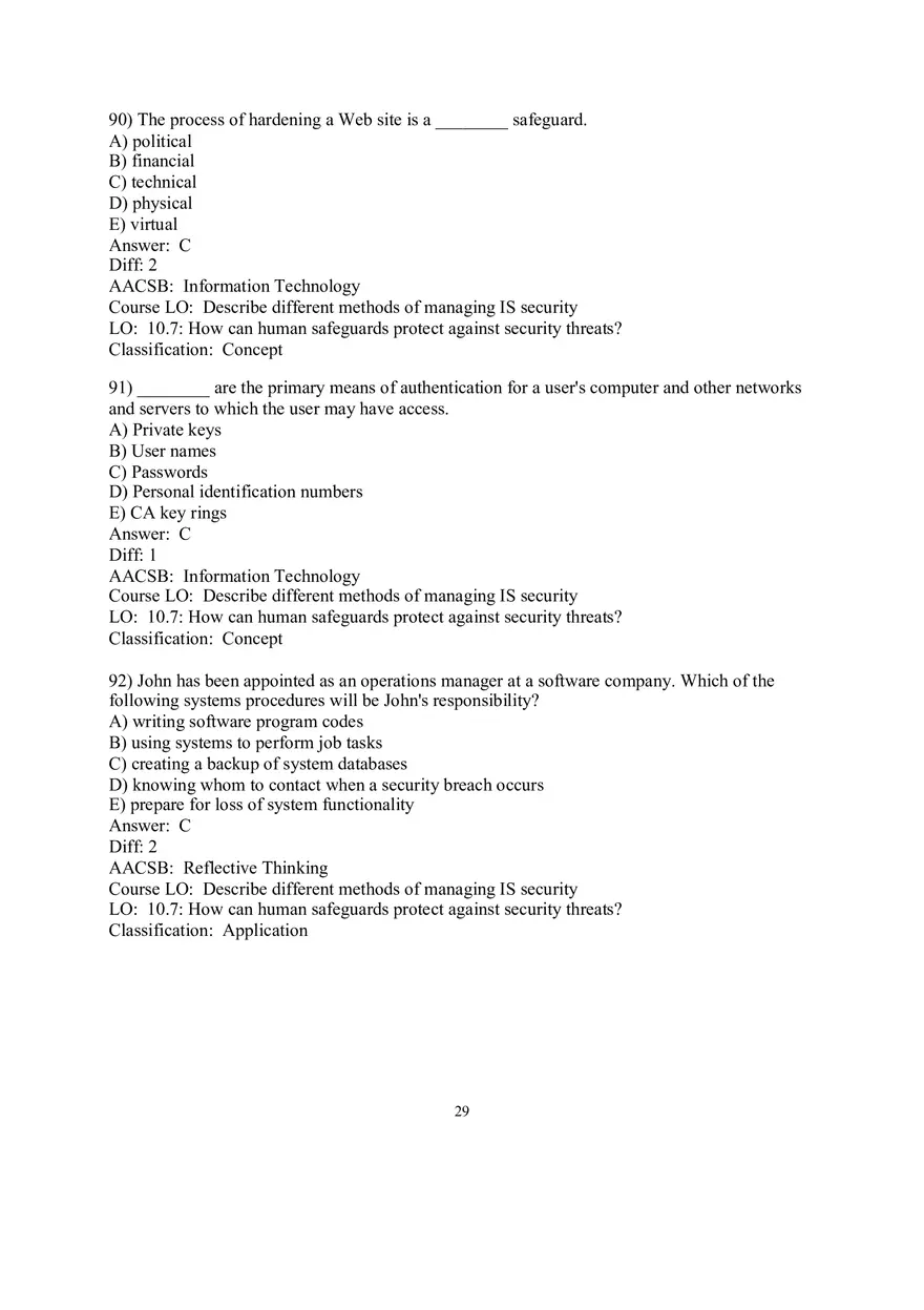 Chapter 10 Information Systems Security Part 3 - Page 8