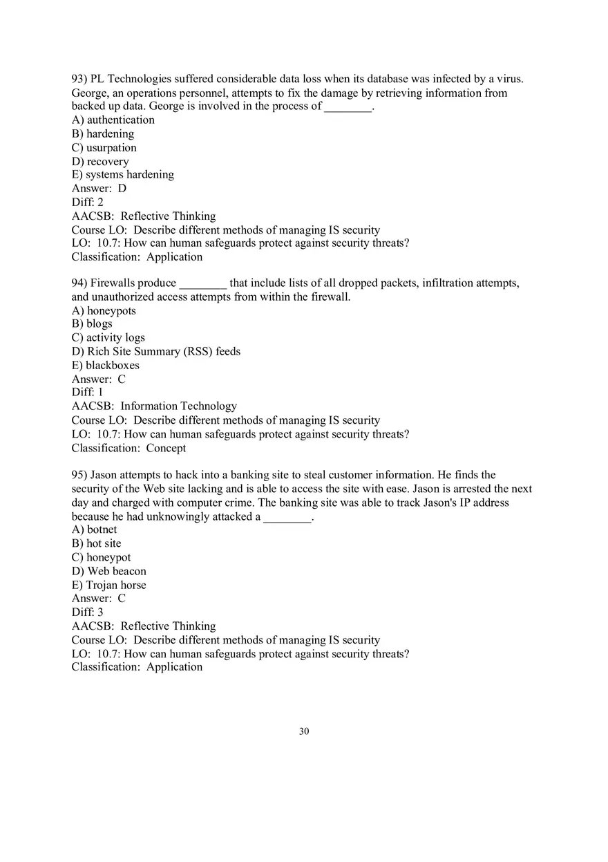 Chapter 10 Information Systems Security Part 3 - Page 9