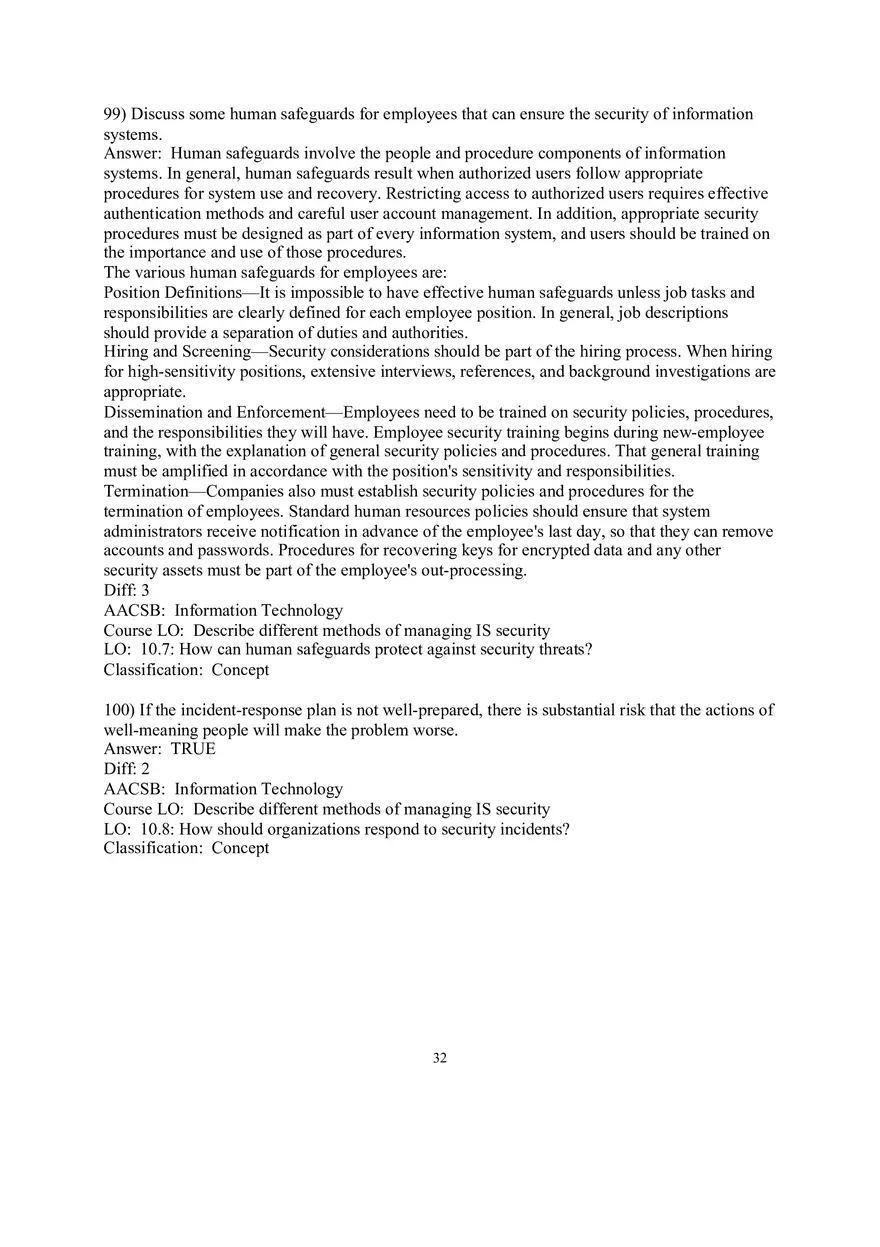 Chapter 10 Information Systems Security Part 3 - Page 11