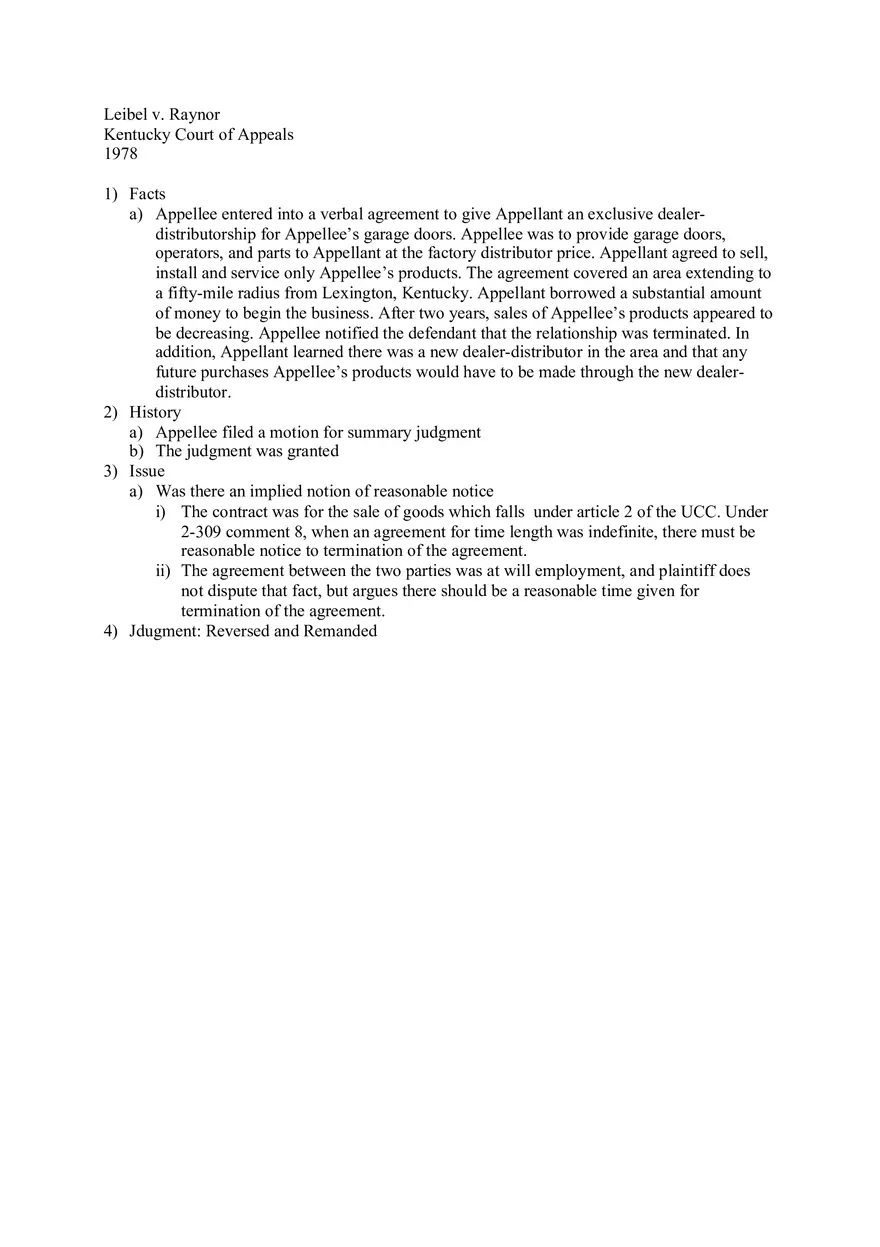 Leibel v. Raynor - Page 1