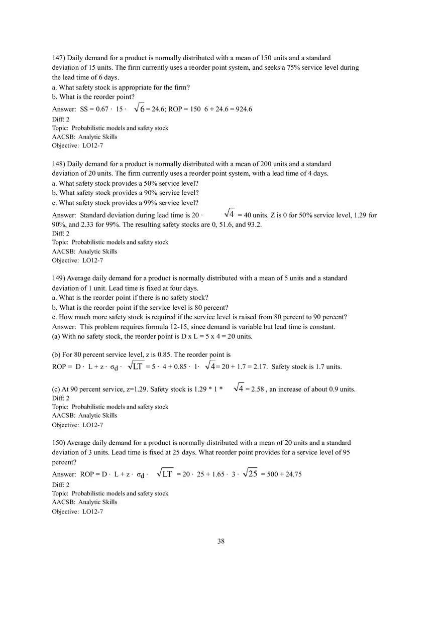 Chapter 12  Inventory Management Answers Part 4 - Page 7