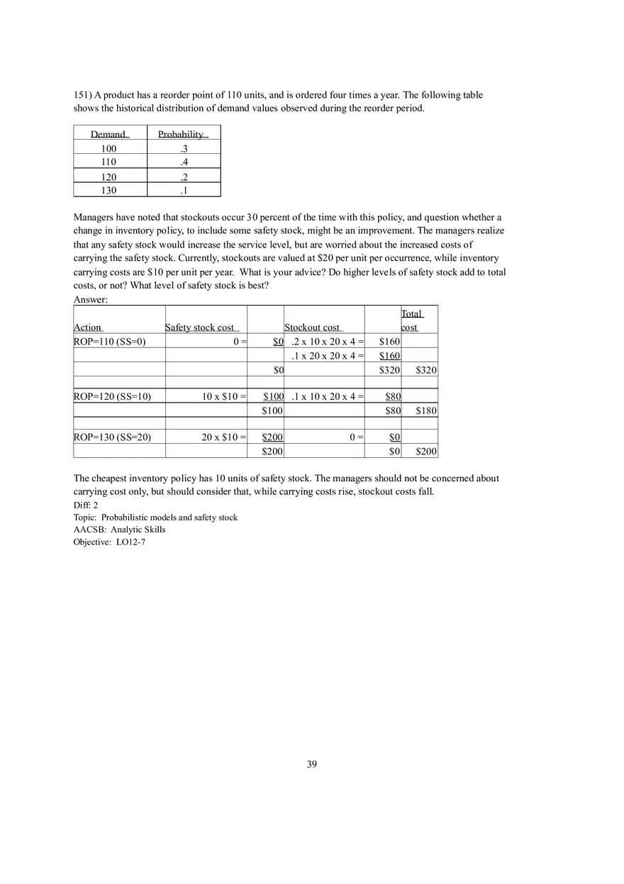 Chapter 12  Inventory Management Answers Part 4 - Page 8