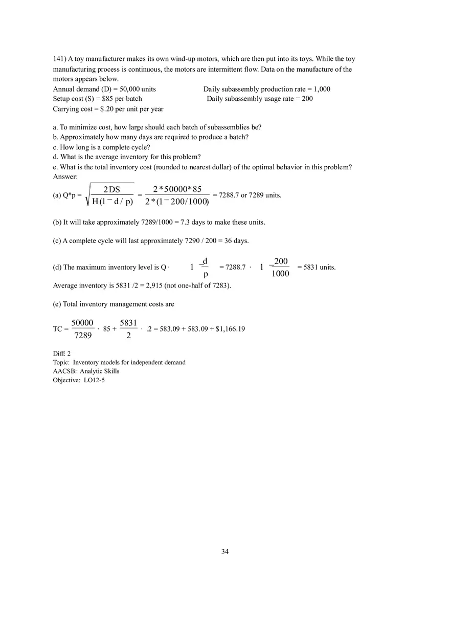 Chapter 12  Inventory Management Answers Part 4 - Page 3