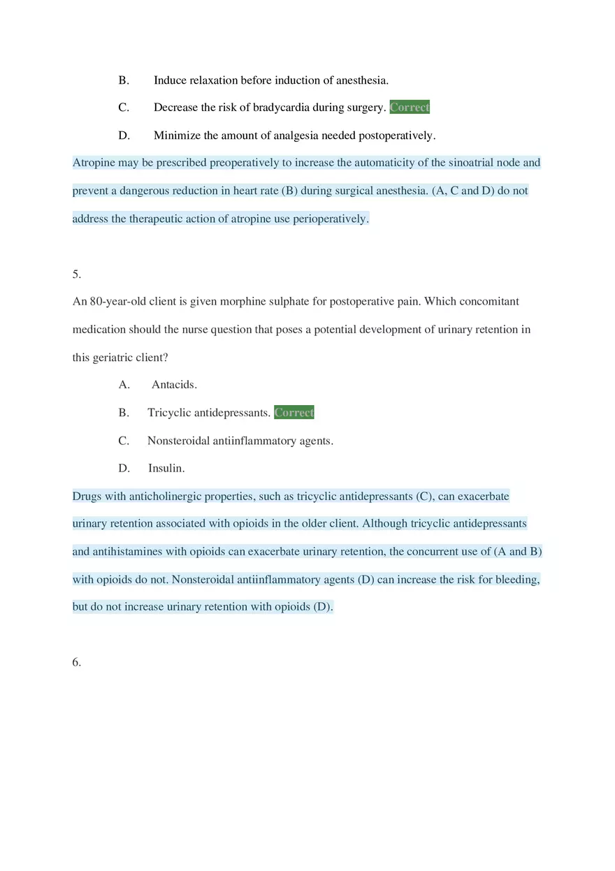 HESI Critical Care Exam Questions Part 1 - Page 3