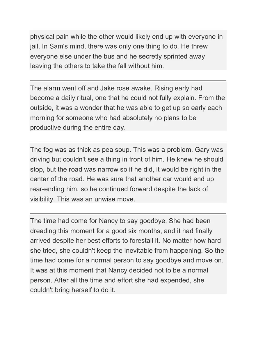 English Comprehension - Page 6